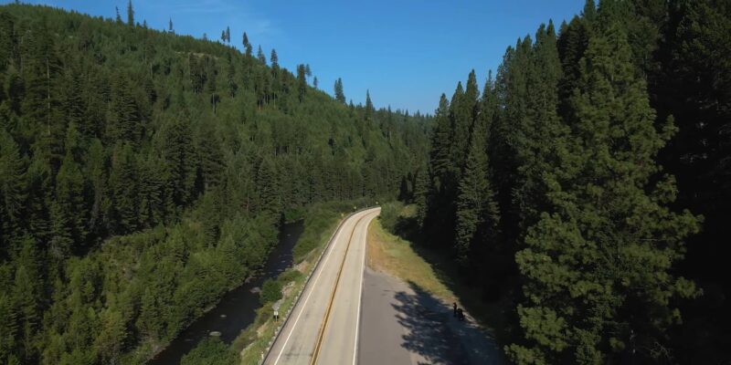 Lolo Pass Montana, US-12 - One of the most dangerous road