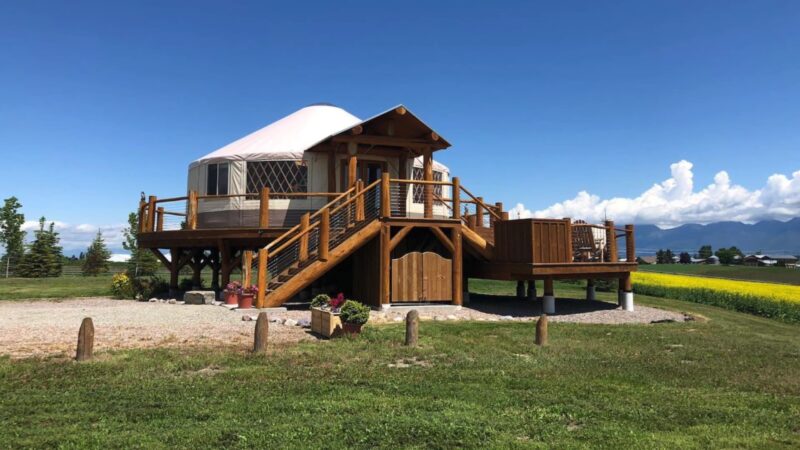 Luxury Yurt In Montana