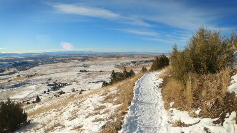 College M Steep Trail