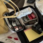 A compact travel case with organized compartments shows how to keep your essentials safe