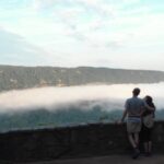Couple enjoying mountain views during romantic getaways in Montana